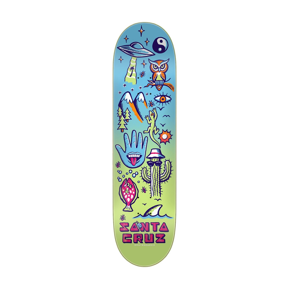TheBONEZ 限定スケボーデッキ スケボー デッキ 単品 スケートボード GX1000 ジーエックス POLLOCK