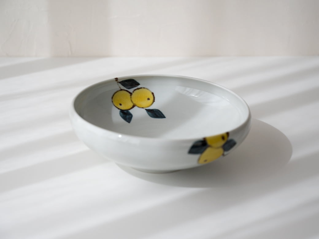 徳永遊心 色絵みかん／7寸鉢 | 徳永遊心窯／うつわ作家 | ハウスグラム