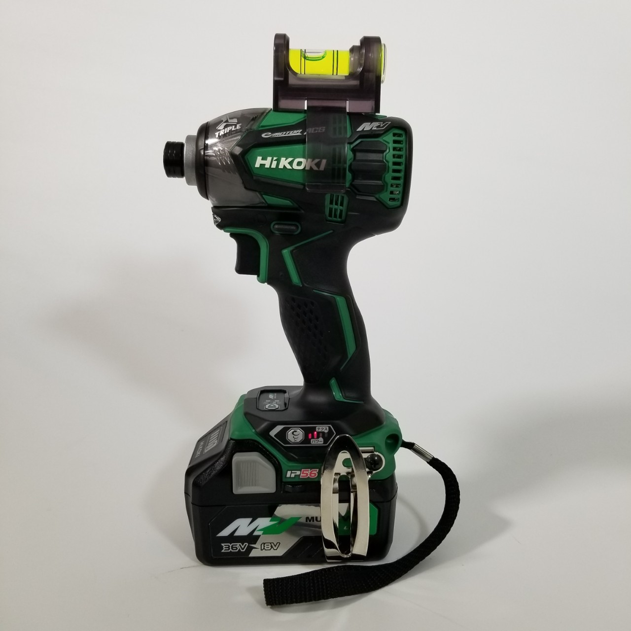 EBISU（エビス） インパクト用水平器 ED-45IP ブラック(マキタ・HiKOKI