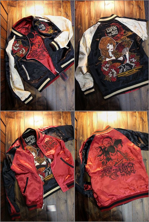 ルパン三世 LU3H-2001 リバーシブルスカジャン 峰不二子 不二子ちゃん