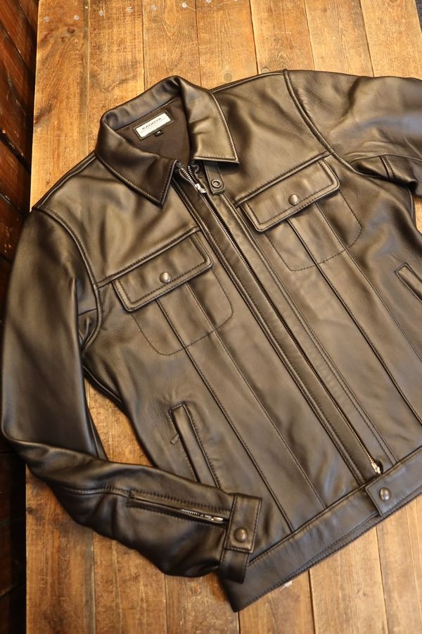カドヤ(KADOYA) K'S LEATHER&K'S PRODUCT LEATHER TRACKER JACKET