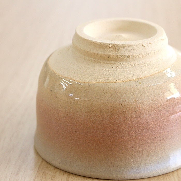 茶道具 抹茶茶碗 萩焼 泉流山窯 楽型 小茶碗