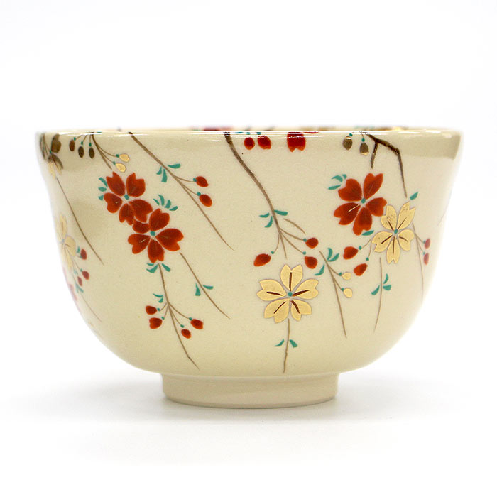 茶道具 抹茶茶碗 宮地英香作 御本手 梅林