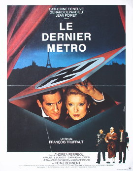 終電車 1981年 フランソワ・トリュフォー監督 | 映画ポスター,フランス