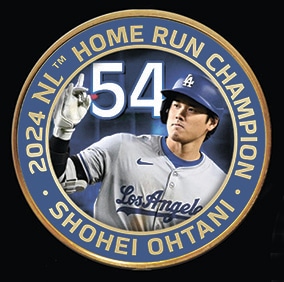 大谷翔平 2024年ナ・リーグ ホームラン王記念 純金・純銀メダル | 記念
