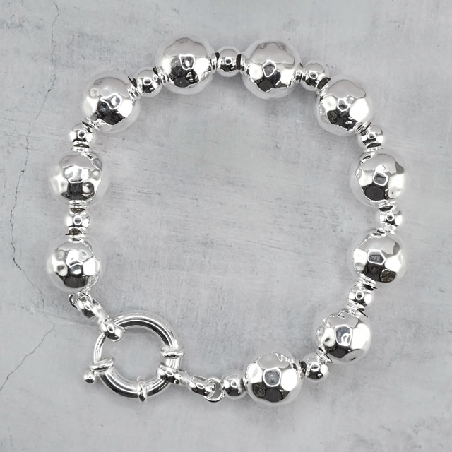 HKO0134SVL SV925製ブレスレット 中空タイプ 幅12.0mm,引き輪直径18.0