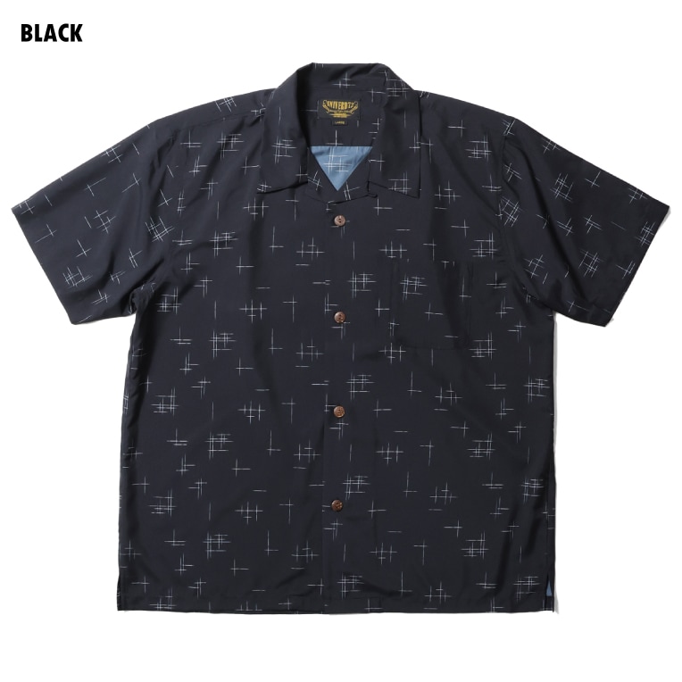 UNIVERD72 / ユニバード72 41236 POLYESTER ALOHA SHIRT (KASURI