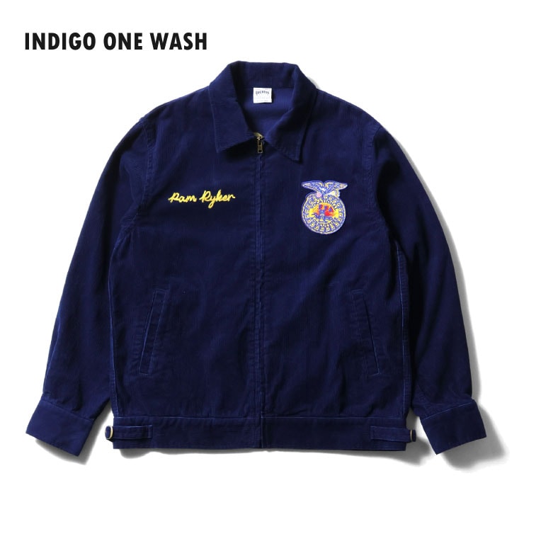 HOUSTON / ヒューストン 51597 INDIGO CORDUROY FFA JACKET