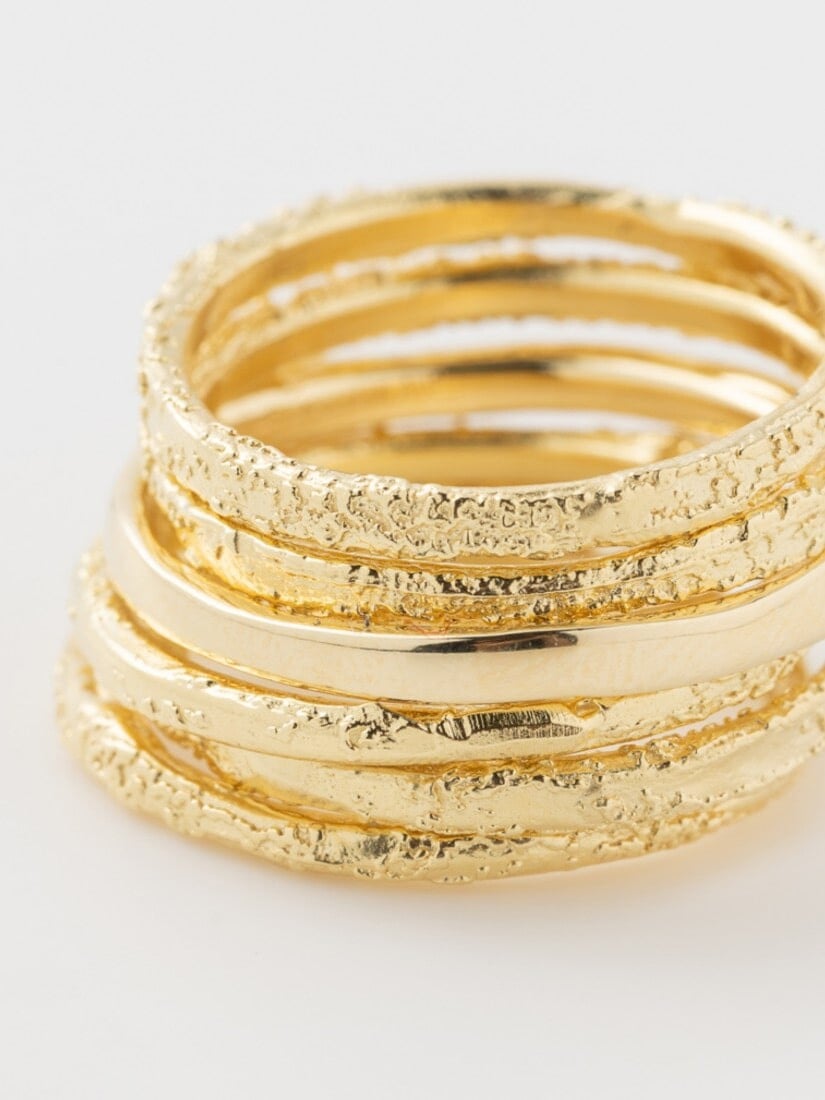 CLASSIC COLLECTION Sabbia 6連リング（リング）｜H.P.FRANCE公式サイト