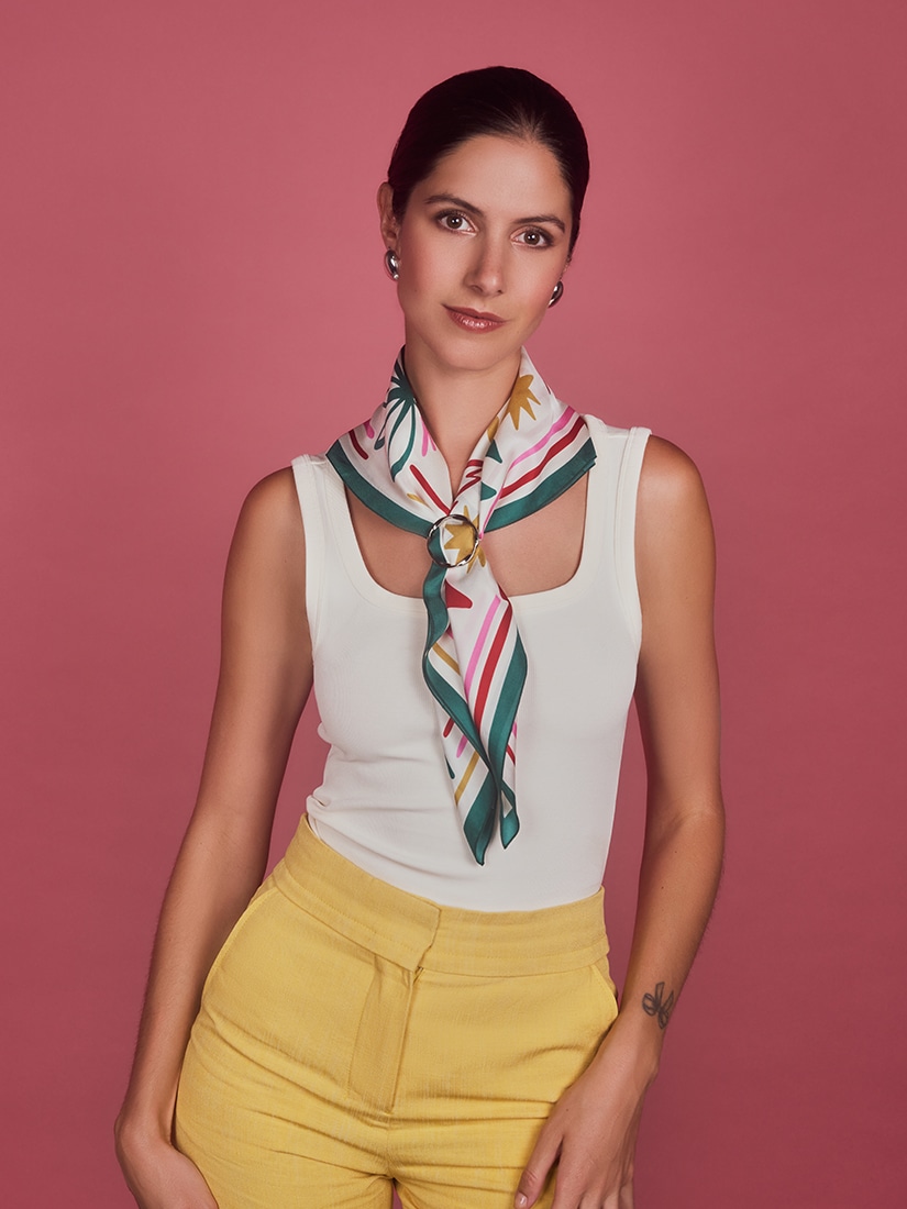 MALFROY MILLION》スカーフ BORD DE MER 67x67（スカーフ）｜H.P.