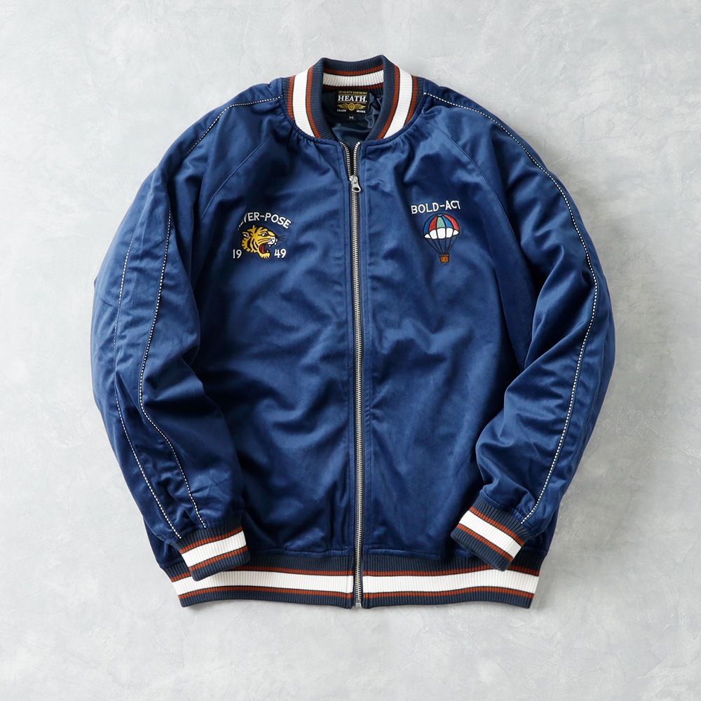 HEATH】EMBROIDERED VELOUR SUKAJAN 刺繍ベロアスカジャン”TIGER