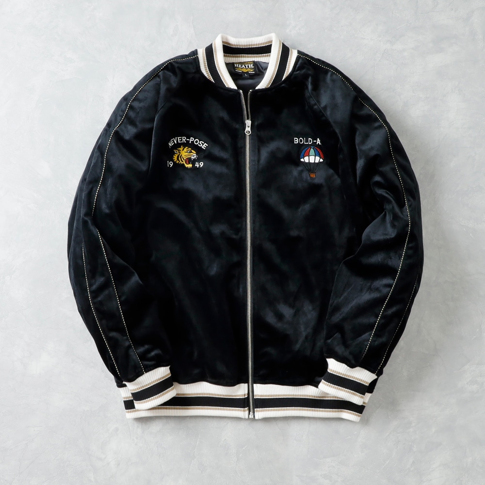 HEATH】EMBROIDERED VELOUR SUKAJAN 刺繍ベロアスカジャン”TIGER