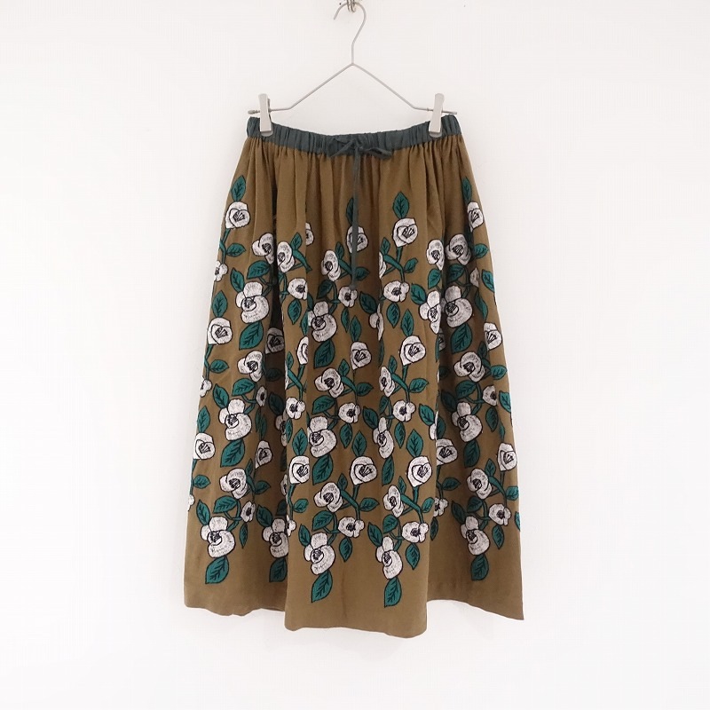 定価8.5万】ミナペルホネン mina perhonen swing camellia コットン