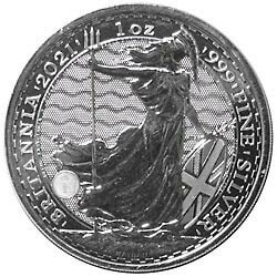 イギリス ブリタニア像 2ポンド銀貨 2021年 UNC | 世界のコイン