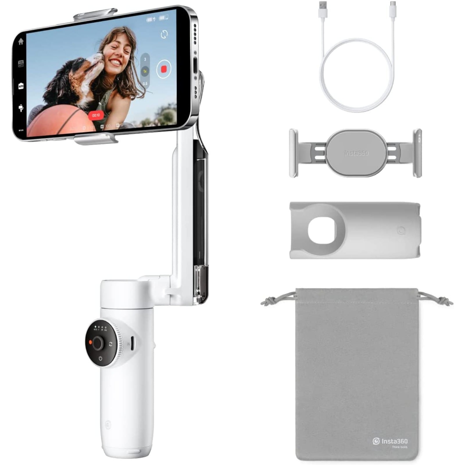 Insta360 Flow 通常版 サミット ホワイト 正規代理店 CINSABBA