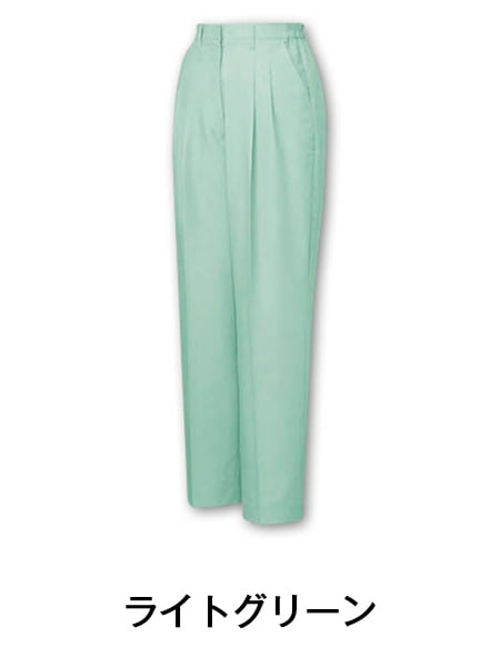 JICHODO】 45306 製品制電清涼レディースツータックパンツ(裏付) [春夏