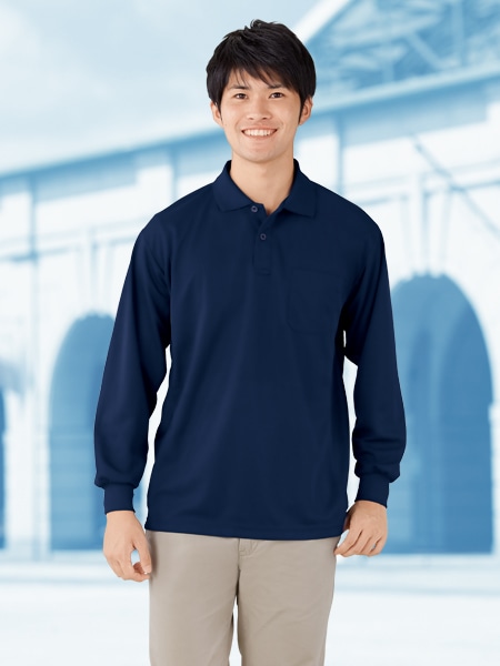Field Message】 47654 吸汗速乾長袖ポロシャツ [通年]通販ページ