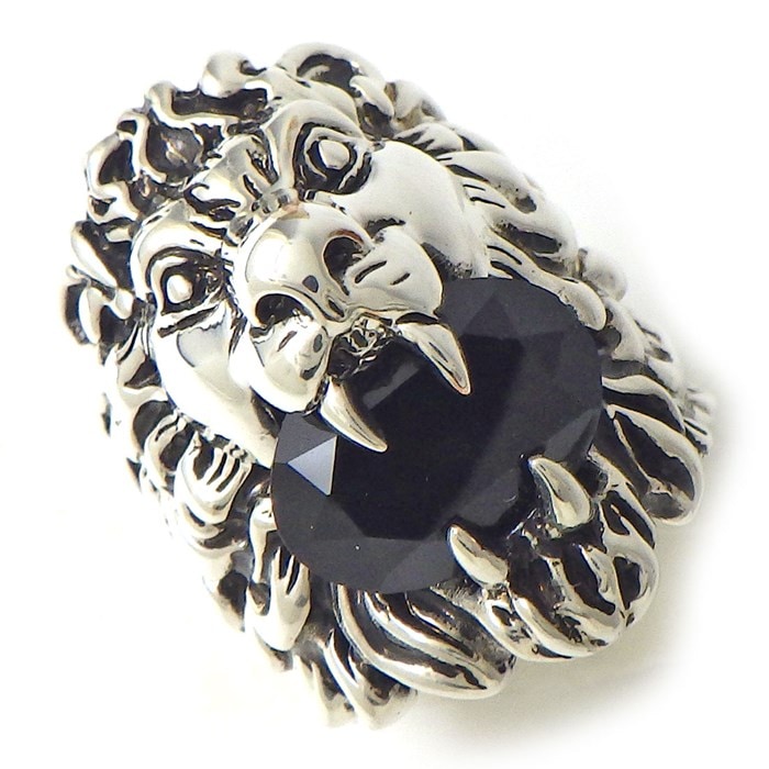 グッチ GUCCI リング ライオン ヘッド 402763 J1D50 9074 ブラック