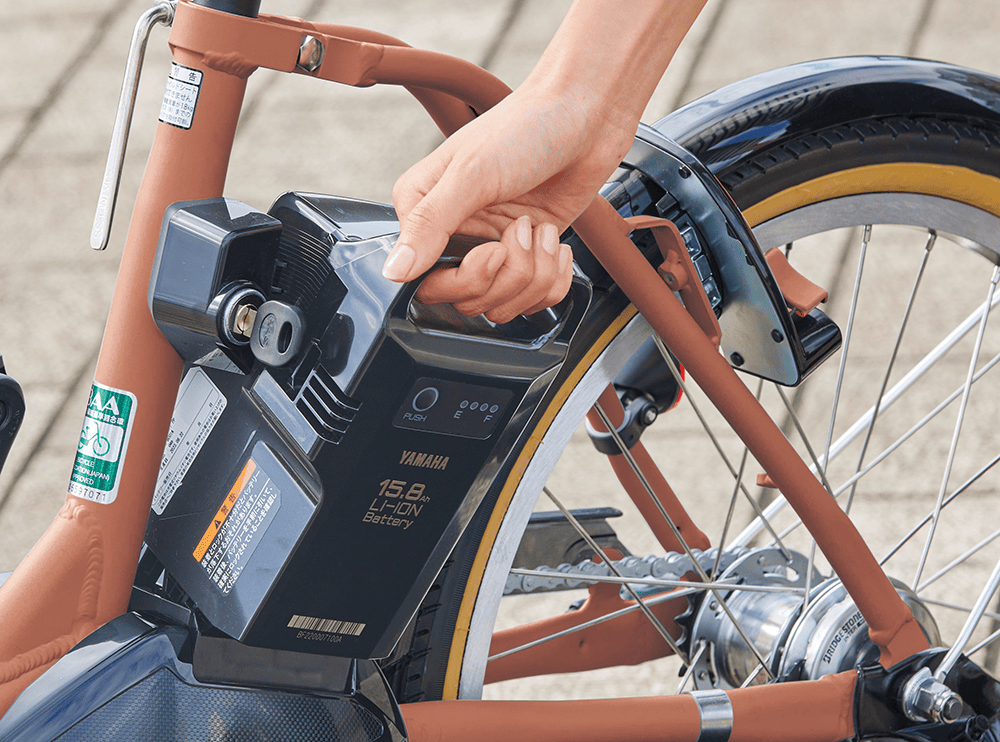 YAMAHA ヤマハ 電動自転車 バッテリー 8.1Ah グレー 新品 正規品 90793