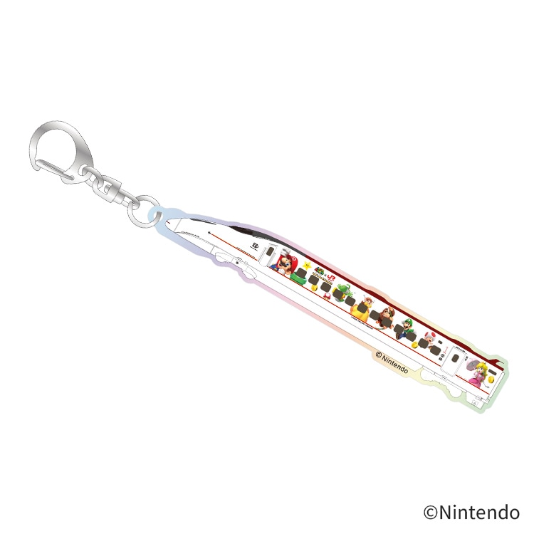スーパーマリオ×JR九州」オリジナル アクリルキーホルダー 九州新幹線