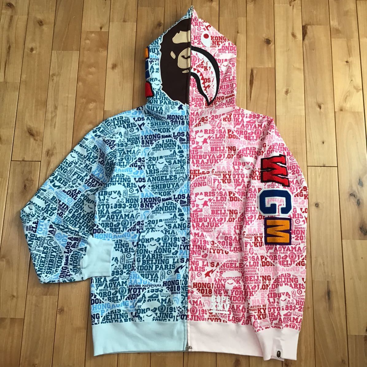 ☆新品☆ 2XL XXV CITIES CAMO シャーク パーカー shark full zip