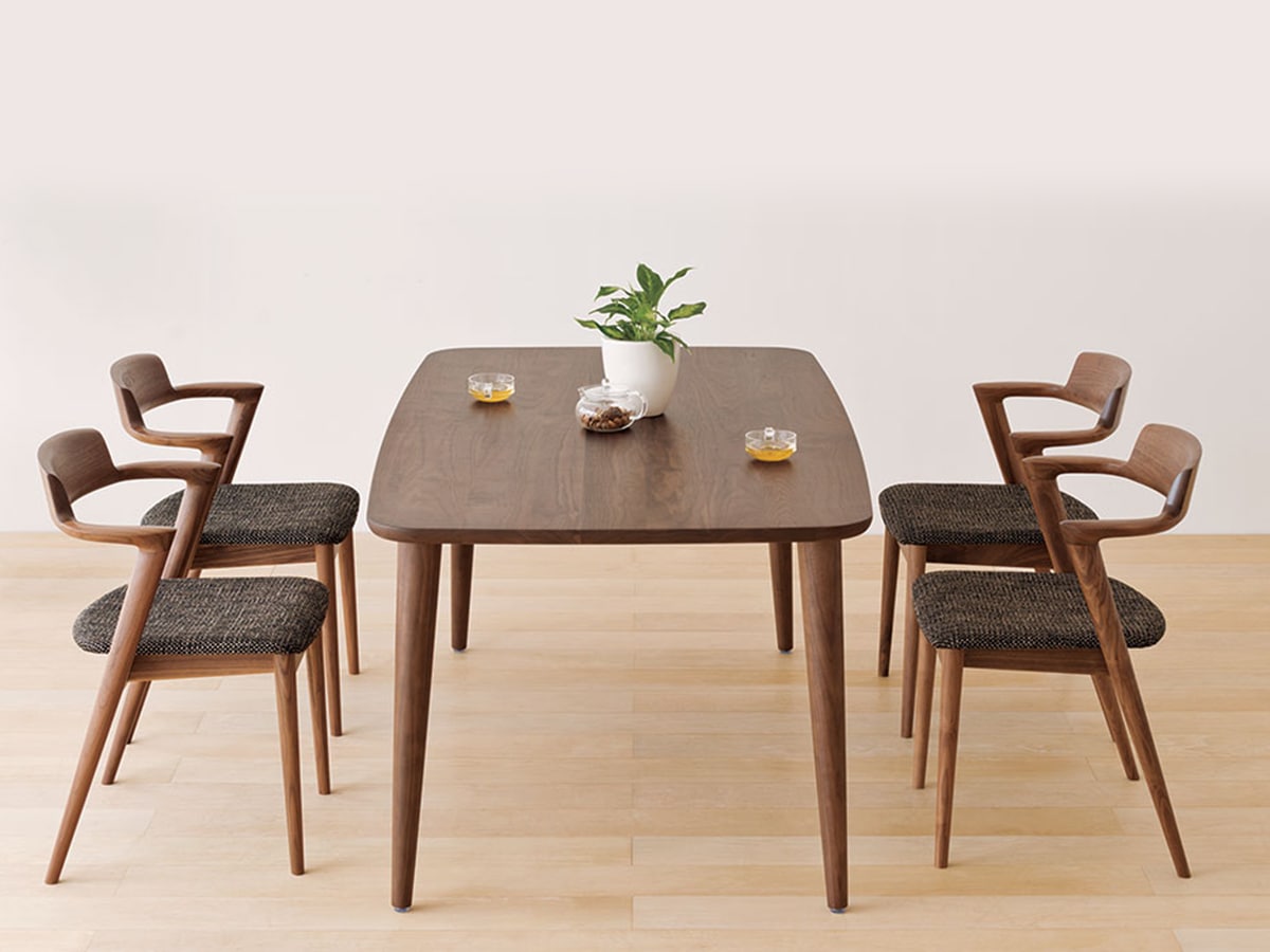 飛騨産業【侭オーダーダイニングテーブル】ウォルナット材 天板