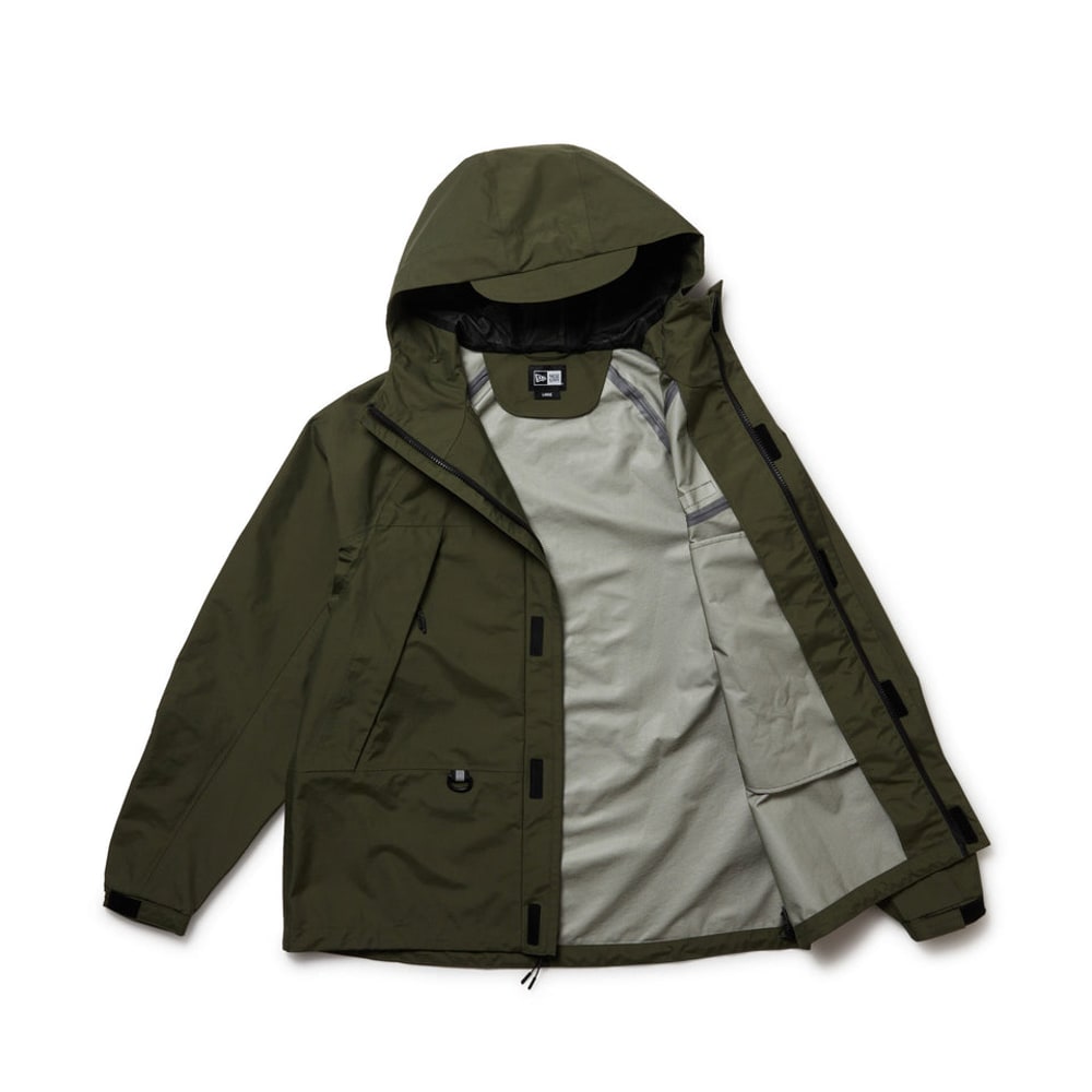 NEW ERA フィールド レインジャケット Angler Collection オリーブ