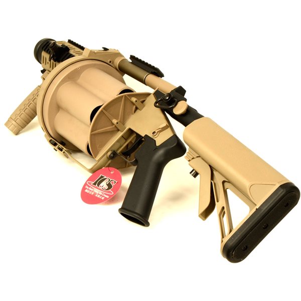 ICS MGL140 タイプ リボルバー グレネードランチャー タンカラー