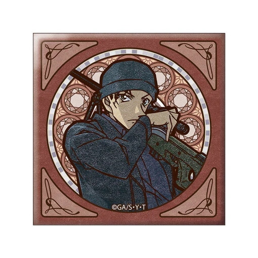 HOBBYCAT | 名探偵コナン アールヌーボーシリーズ スクエア缶バッジ