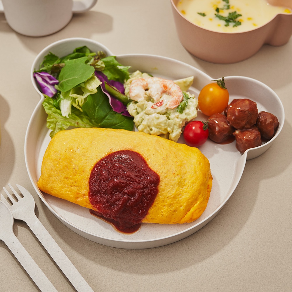 tak｜ビオ キッズディッシュ プレート ベア | KONCENT Web shop