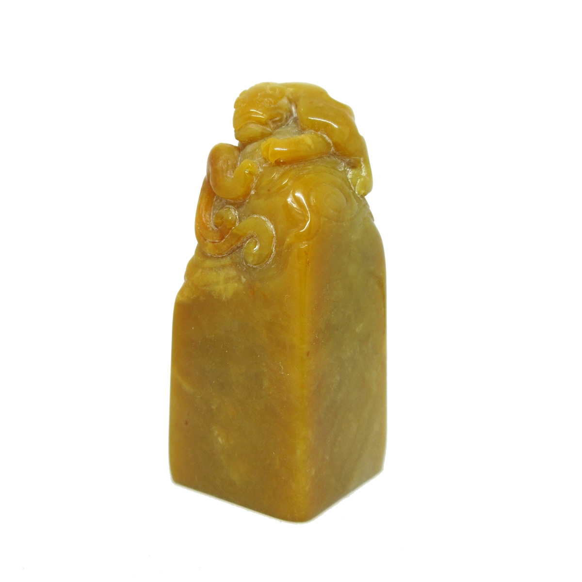 ラオス石 逸品印材№6 (3.0cm × 3.0cm × 3.2～4.5cm)｜書道用品の半紙や