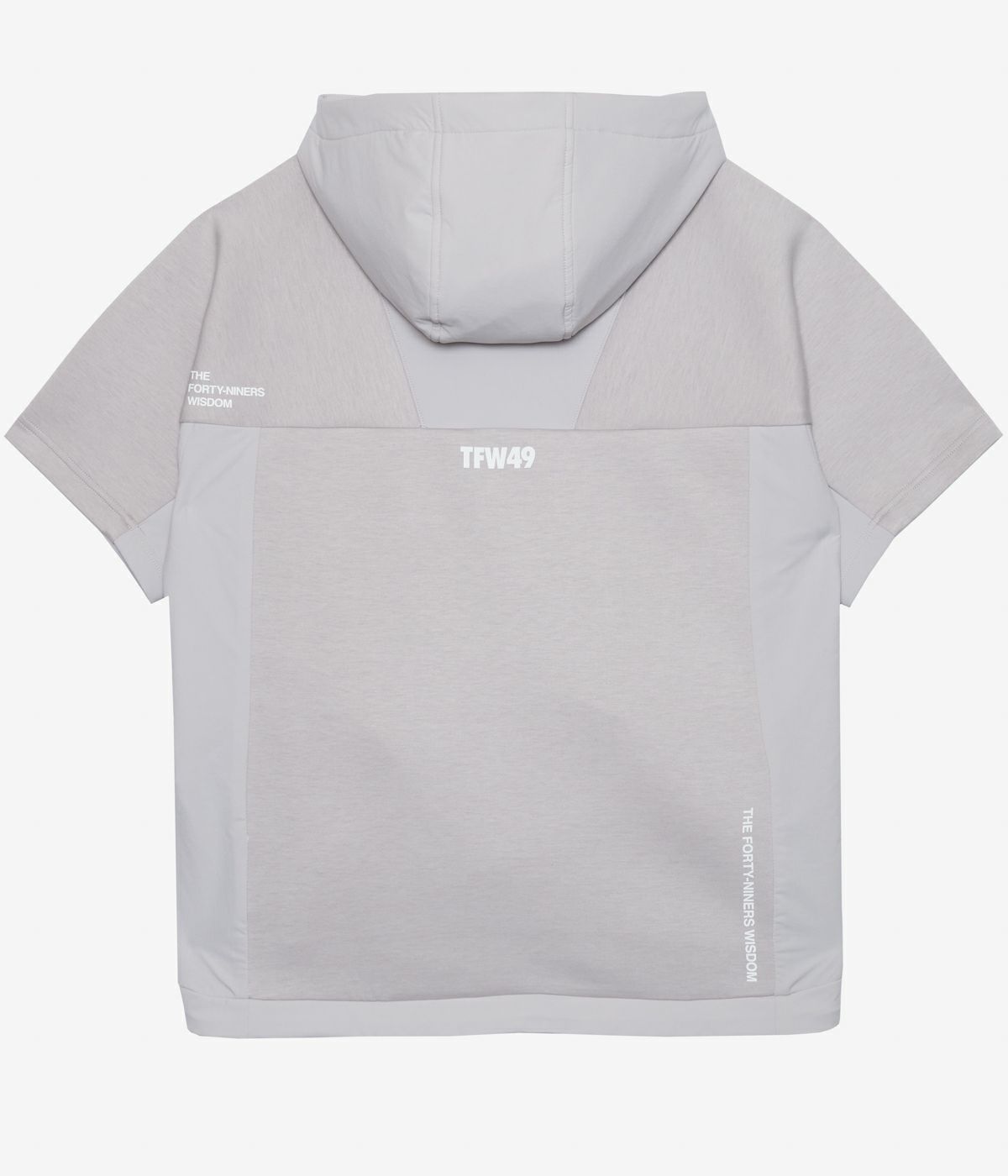 TFW49 / T102520031 / CARDBOARD MATERIAL SHORT SLEEVE HOODIE (2色