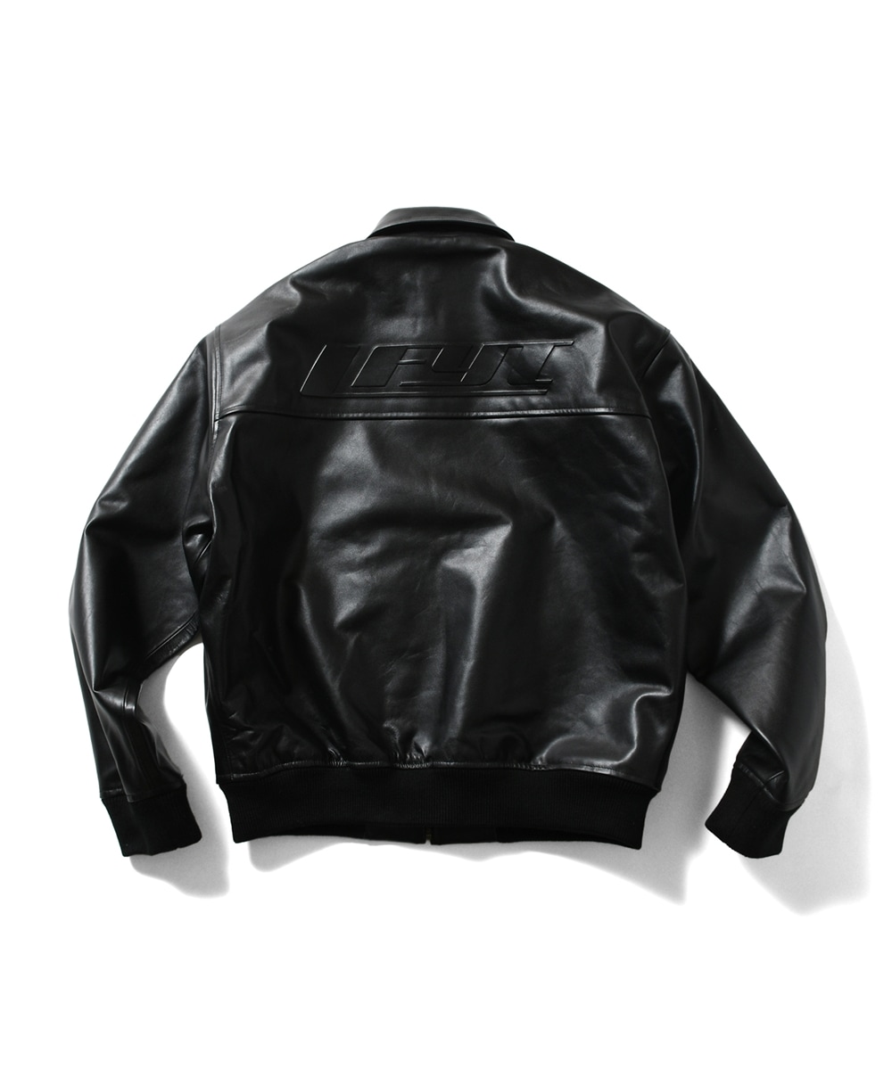 LFYT エルエフワイティー LEATHER EMBOSS JACKET レザージャケット