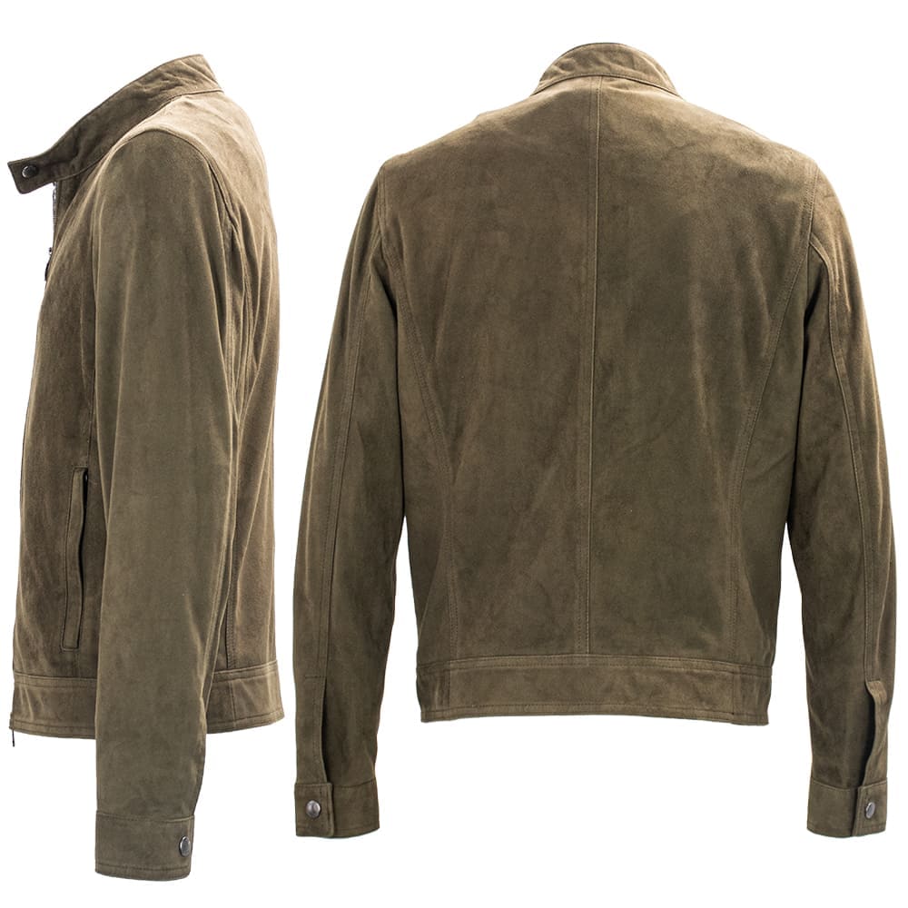 エンメティ ライダース メンズ スペシャルレザー ゴートスエード