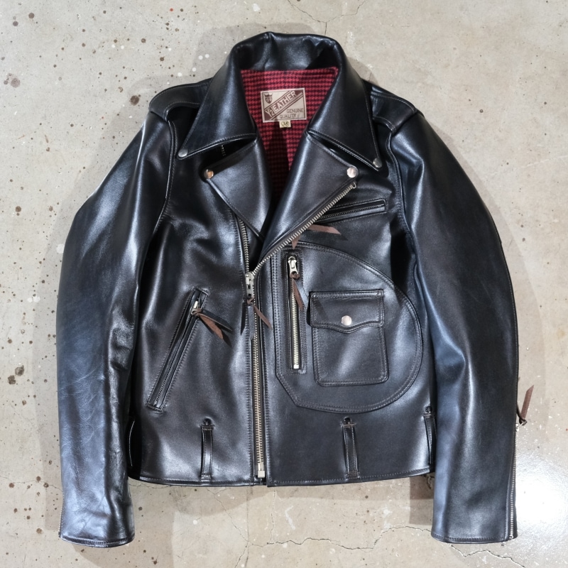 Y'2 LEATHER ワイツーレザー【HR-55】【VINTAGE HORSE D-POCKET DOUBLE