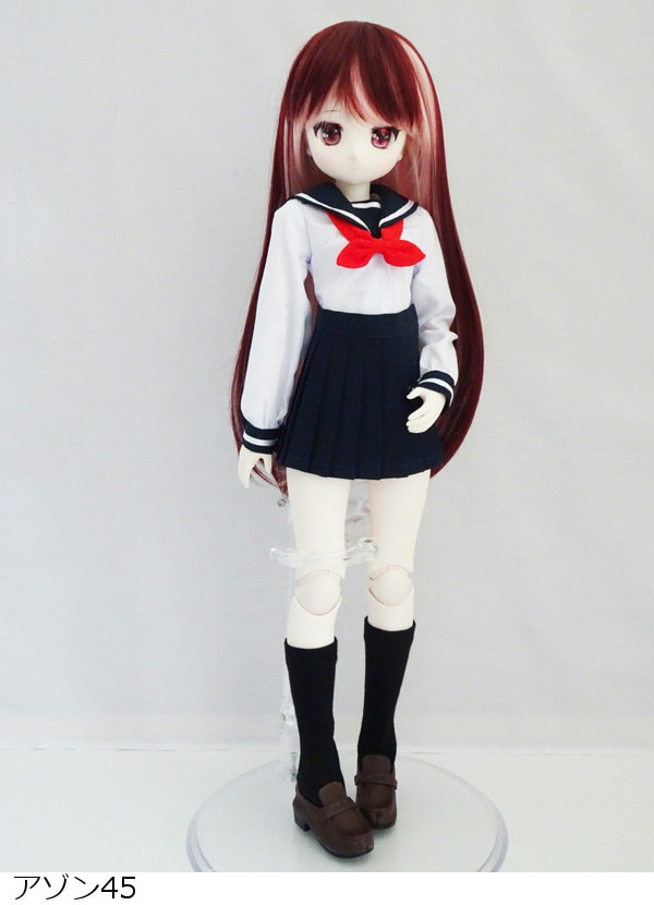 MDD/アゾン45/DDP 関西襟セーラーセット（紺/冬服） | 【40cm】ミニ