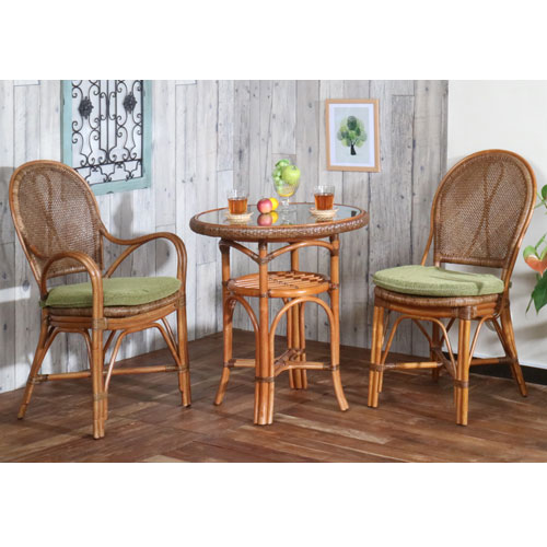 ラタンチェア ダイニングチェア ラウンジチェア 肘付き 01-0498-79