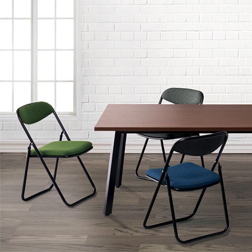 パイプ椅子 1脚 布張り 折りたたみチェア 折りたたみ椅子 TKF20-MYD