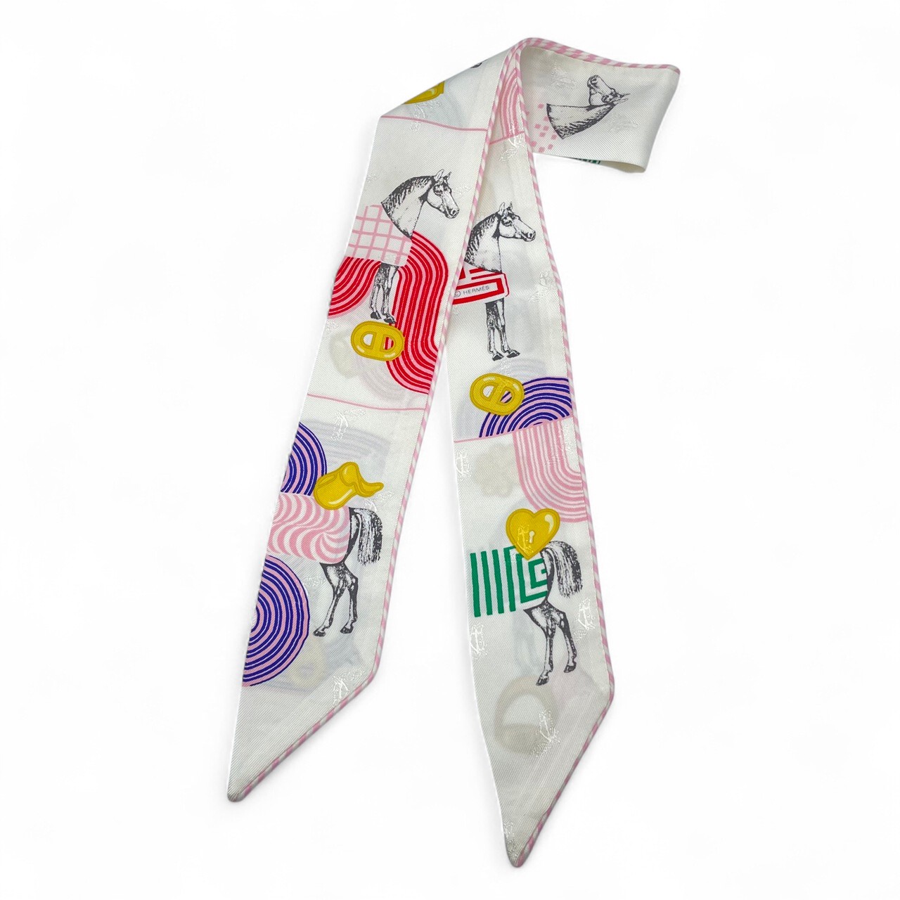 エルメス ツイリー ガルド ローブ ポップ Garde Robe Pop ホワイト