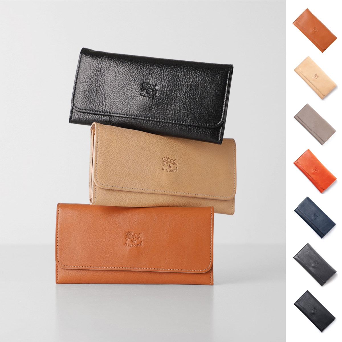 IL BISONTE イルビゾンテ 長財布 小銭入れ付き | メンズ・ブランド一覧