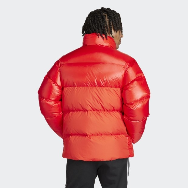 ミッドウェイトダウン パファージャケット アクティブレッド