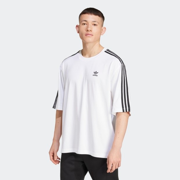 アディカラー オーバーサイズ半袖Tシャツ ホワイト ｜アパレル,シャツ