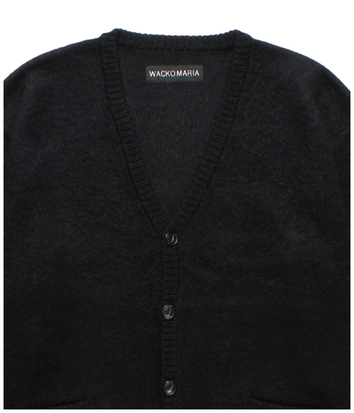 MOHAIR KNIT CARDIGAN (TYPE-1)【BLACK】｜WACKO MARIA｜MELTING POT