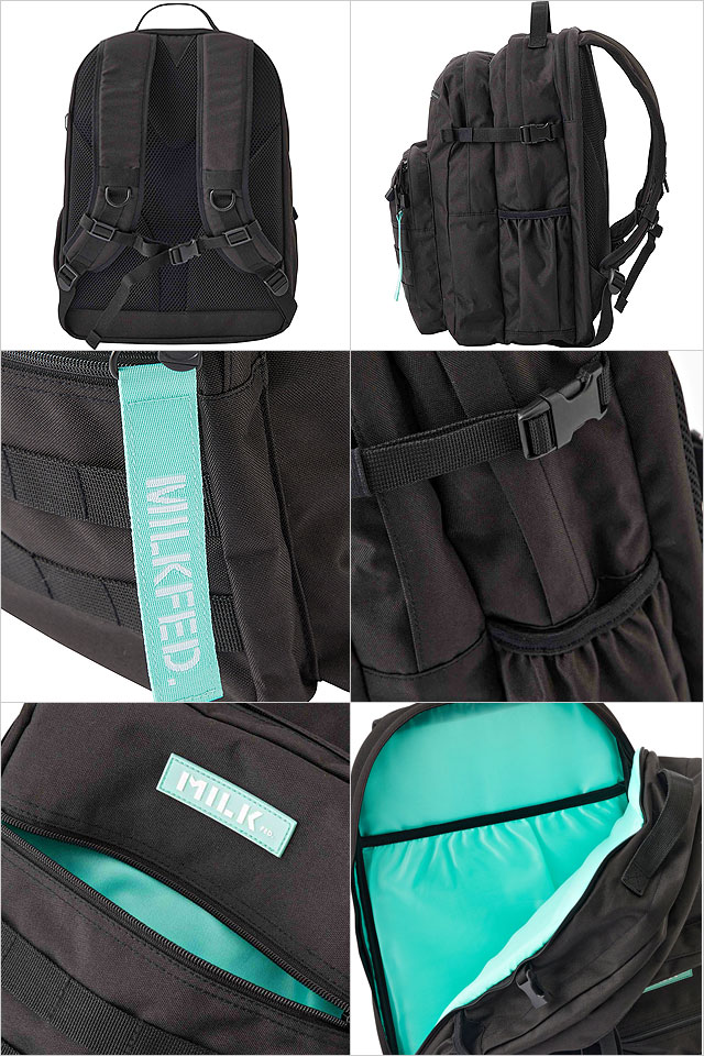 ミルクフェド MILKFED. リュック アクティブ ダブルポケット モール