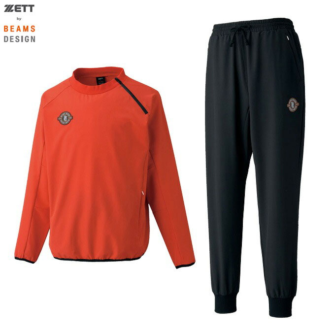 レッド/Mのみ】ZETT（ゼット）限定 ZETT by BEAMS DESIGN 長袖ピステ