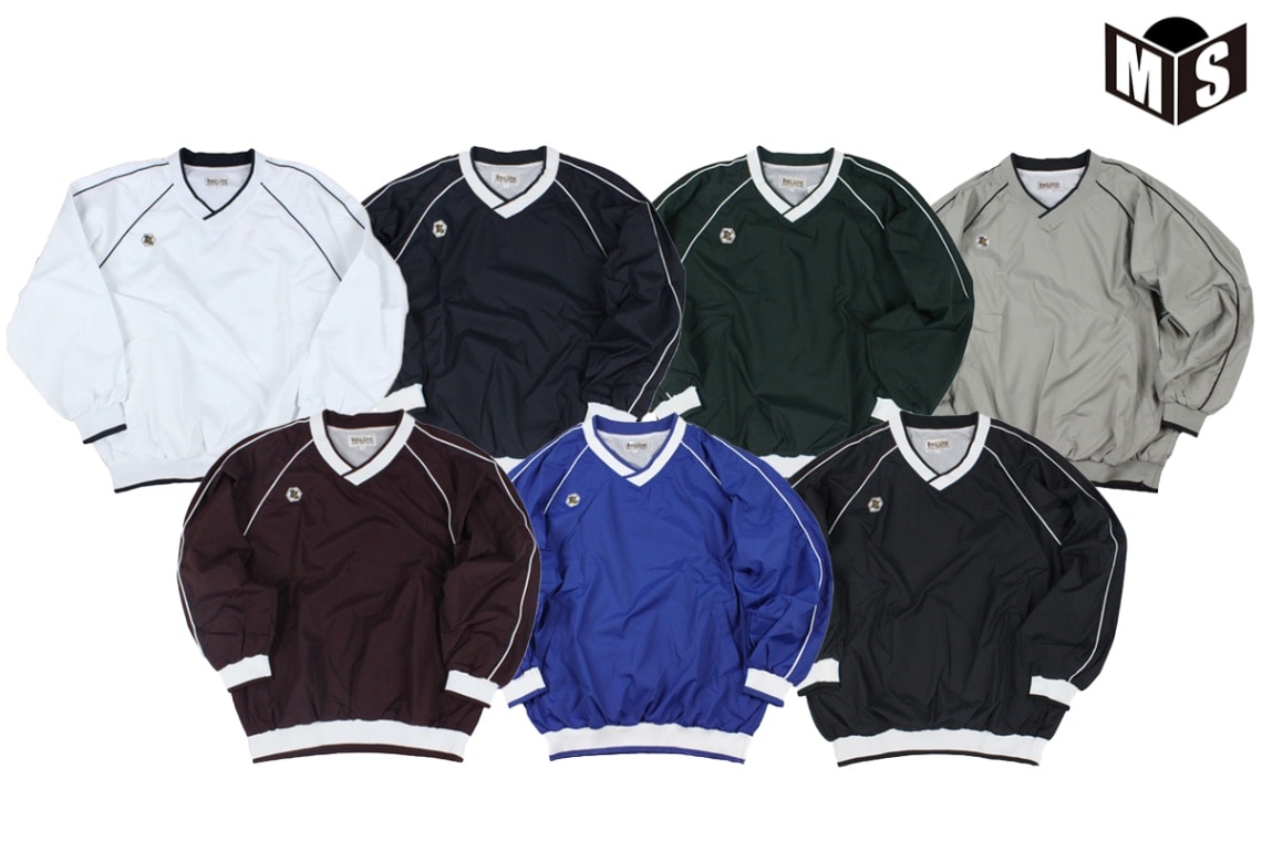 ◇ネーム刺繍可能◇ Vネックジャケット ボールライン 【BLVJ-1000