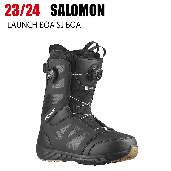 2024 SALOMON サロモン LAUNCH BOA SJ BOA ラウンチ BLACK 23-24