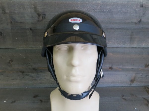 OCEAN BEETLE】BEETLE SHORTY4 ハーフヘルメット・ブラック オーシャン