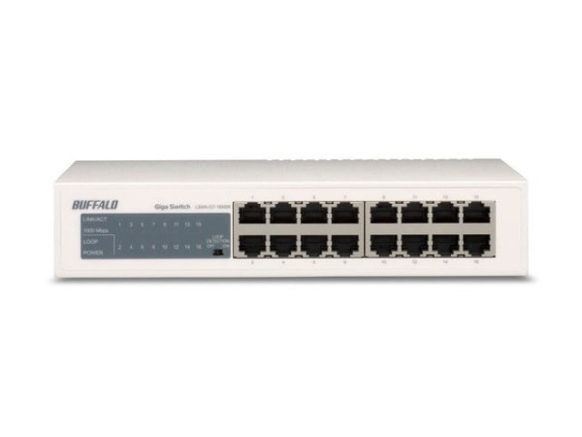 バッファロー BUFFALO Giga対応 スイッチングハブ 16ポート LSW4-GT