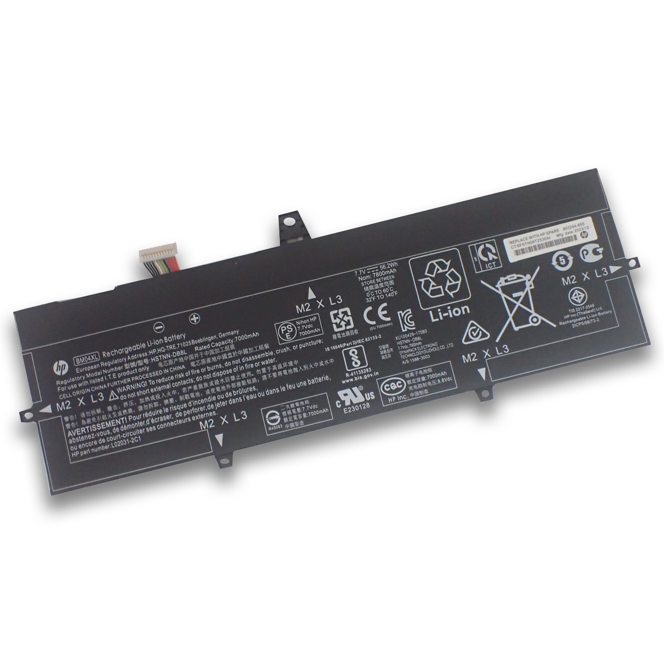 HP エイチピー EliteBook x360 1030 G3 G4 純正 交換用内蔵バッテリー